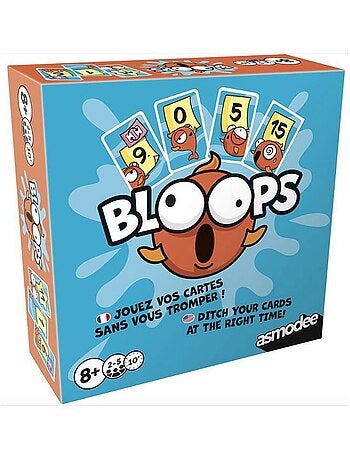 Bloops - jeux de defausse - asmodee - zygpun0101fr - bleu - dès 8 ans