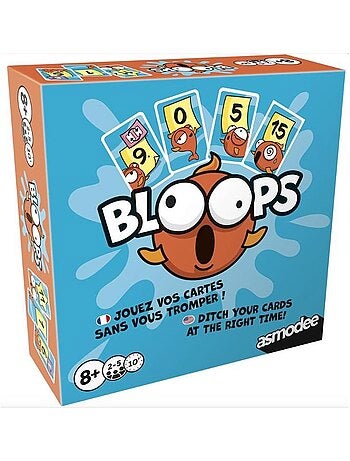 Bloops - jeux de defausse - asmodee - zygpun0101fr - bleu - dès 8 ans