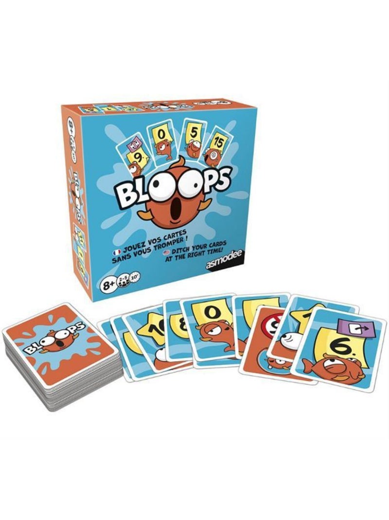 Bloops - jeux de defausse - asmodee - zygpun0101fr - bleu - dès 8 ans Bleu - Kiabi