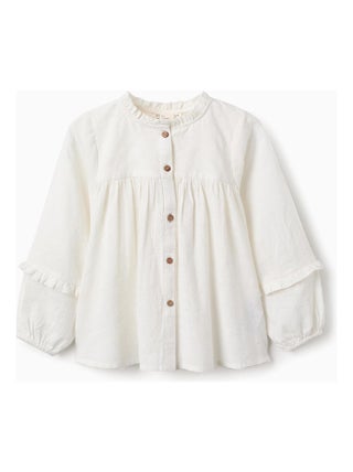 Blouse 100% coton, avec volants ISTANBUL