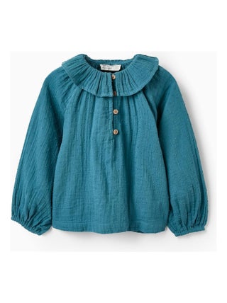 Blouse 100% coton, avec volants ISTANBUL