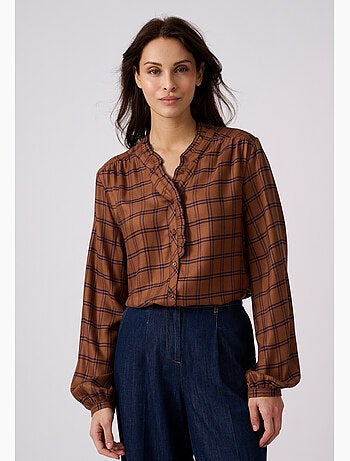 Blouse à carreaux - Damart