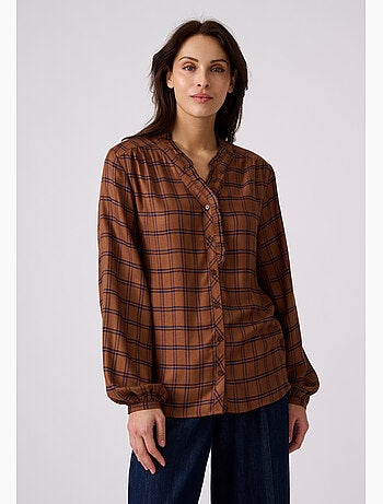 Blouse à carreaux - Damart