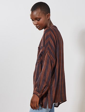 Blouse à carreaux - Kiabi