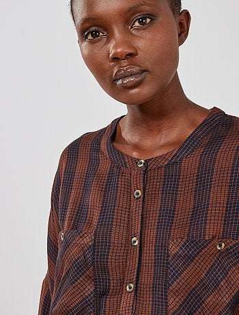 Blouse à carreaux - Kiabi