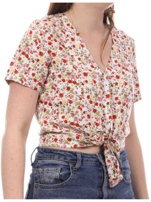 Blouse à fleurs Femme Vero Moda - Kiabi Blouse à fleurs Femme Vero Moda - Kiabi