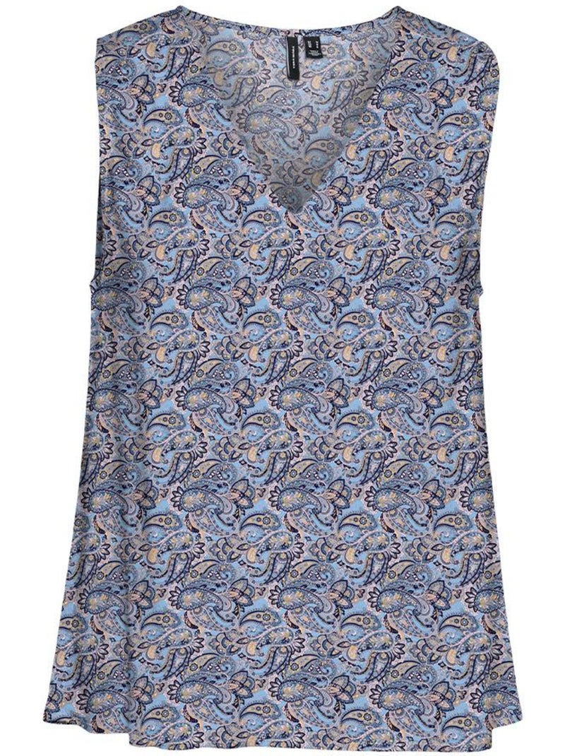 Blouse à Motifs Femme Vero Moda Bleu - Kiabi