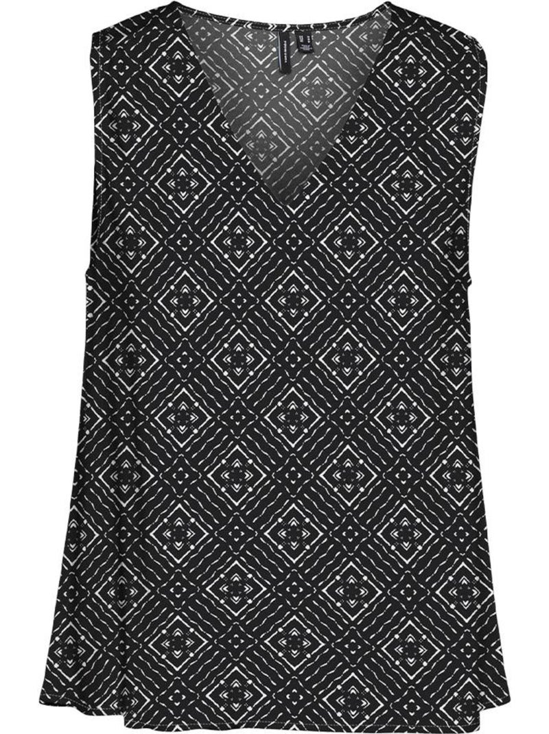 Blouse à motifs femme vero moda Noir - Kiabi
