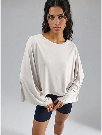 Blouse ample à col bateau busem