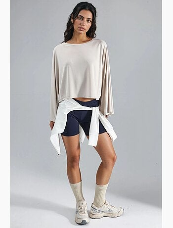 Blouse ample à col bateau busem