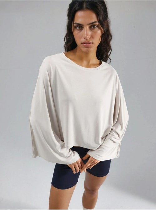Blouse ample à col bateau busem - Kiabi Blouse ample à col bateau busem - Kiabi