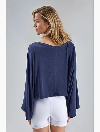 Blouse ample à col bateau busem