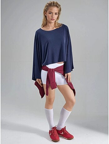 Blouse ample à col bateau busem