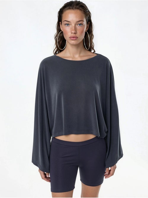 Blouse ample à col bateau busem - Kiabi Blouse ample à col bateau busem - Kiabi
