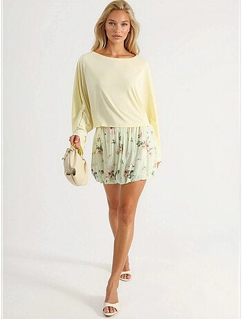Blouse ample à col bateau busem