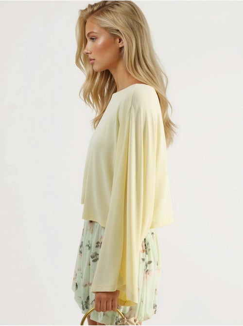 Blouse ample à col bateau busem - Kiabi