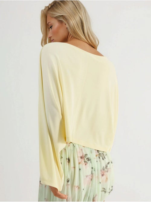 Blouse ample à col bateau busem - Kiabi