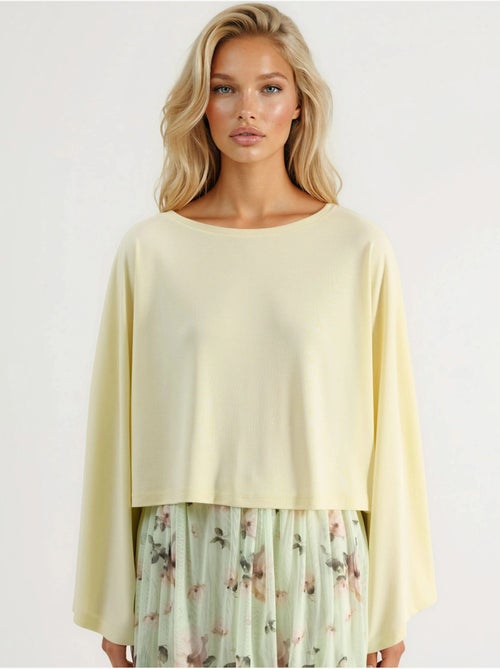 Blouse ample à col bateau busem - Kiabi