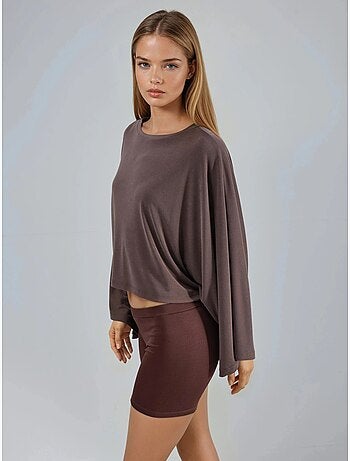 Blouse ample à col bateau busem