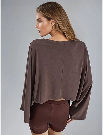 Blouse ample à col bateau busem