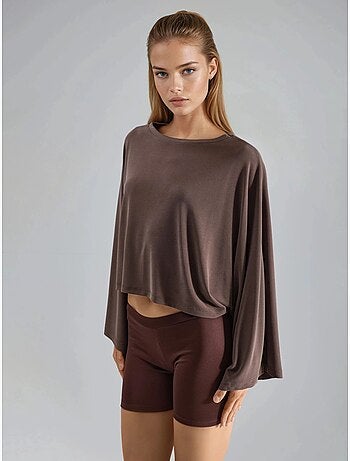 Blouse ample à col bateau busem