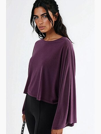 Blouse ample à col bateau busem