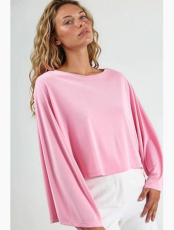 Blouse ample à col bateau busem