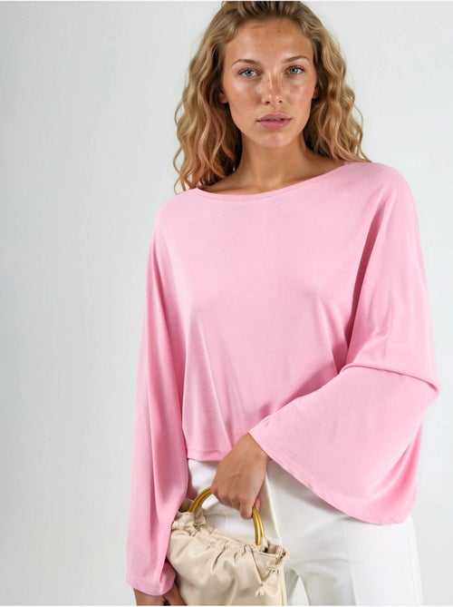Blouse ample à col bateau busem - Kiabi Blouse ample à col bateau busem - Kiabi