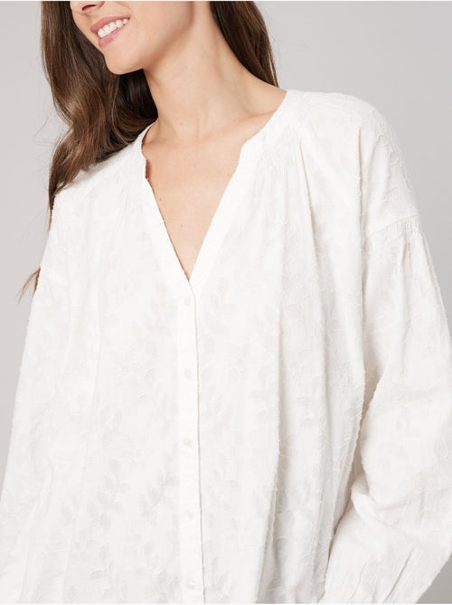 Blouse ample femme jacquard 'deeluxe' - Kiabi Blouse ample femme jacquard 'deeluxe' - Kiabi