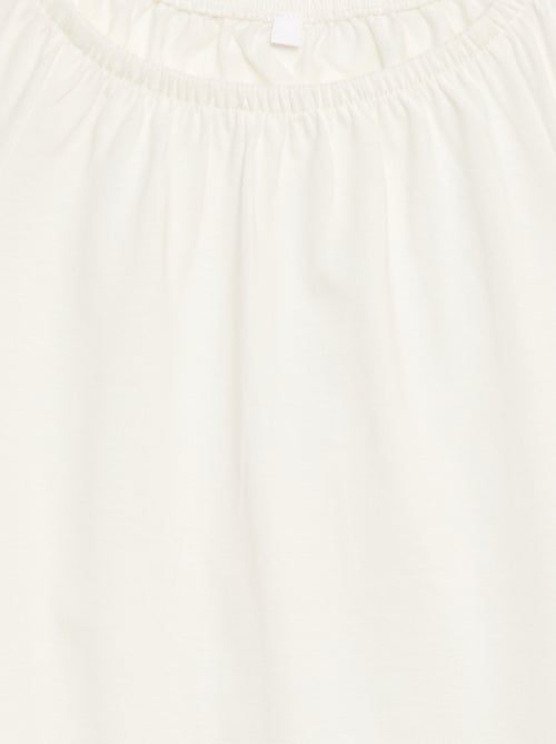 Blouse avec col élastiqué - Collection facile à enfiler - Kiabi