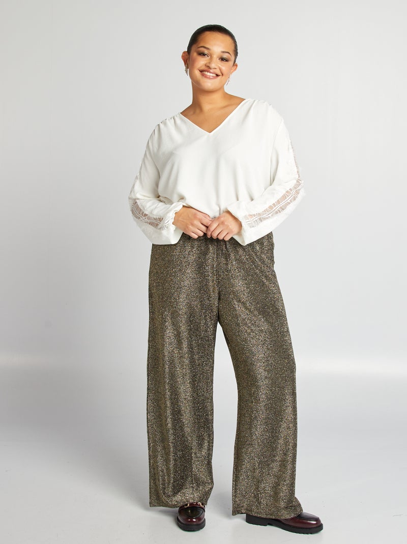 Pantalon effet froissé a poches - PXP