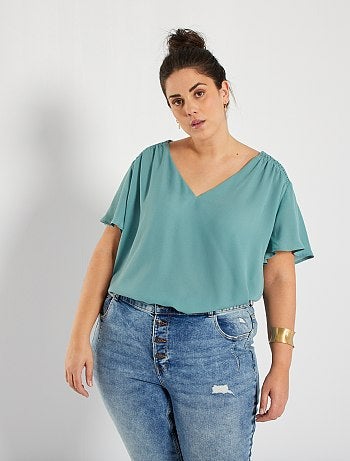 Blouse avec détail épaules