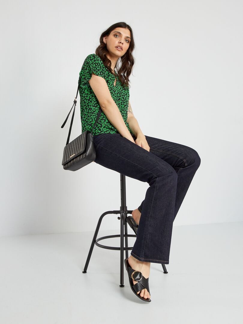 Blouse avec imprimé 'JDY' Vert - Kiabi