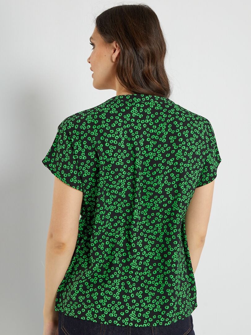 Blouse avec imprimé 'JDY' Vert - Kiabi