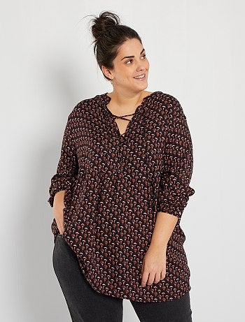 Blouse avec laçage