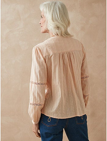 Blouse avec macramé - DAXON