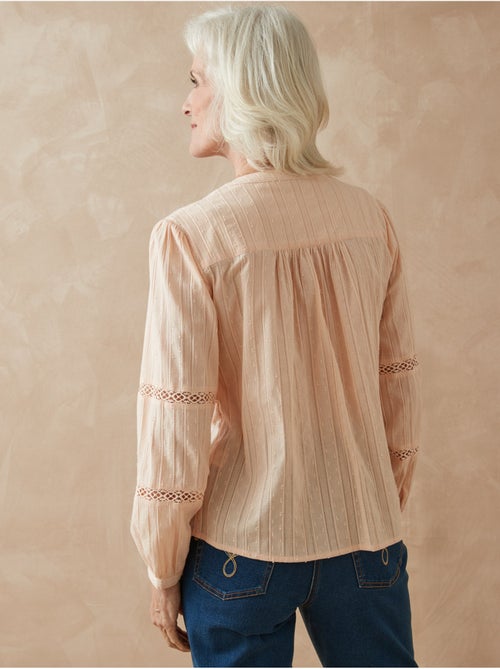 Blouse avec macramé - DAXON - Kiabi