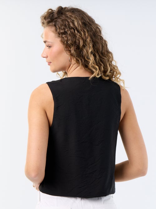 Blouse avec nœuds - Kiabi