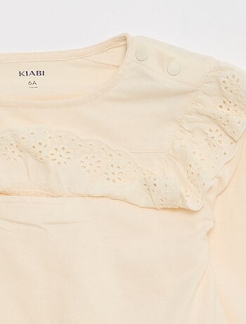 Blouse avec plastron avec broderies anglaises - So Easy