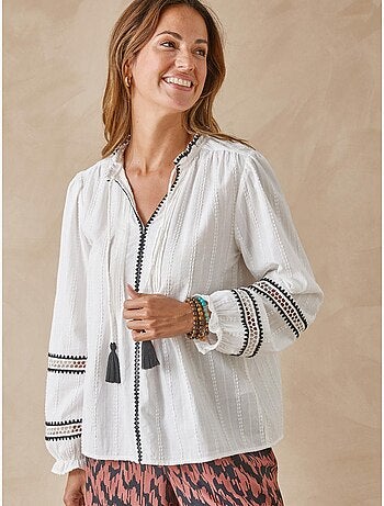 Blouse avec plis - DAXON