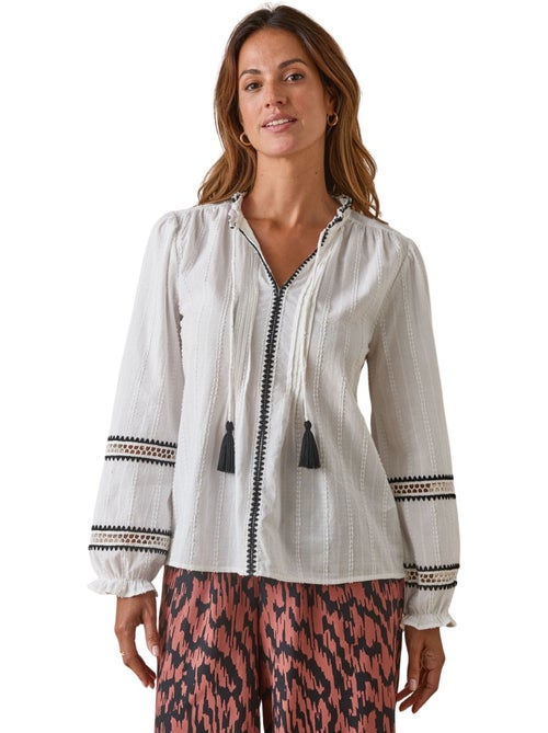 Blouse avec plis - DAXON - Kiabi