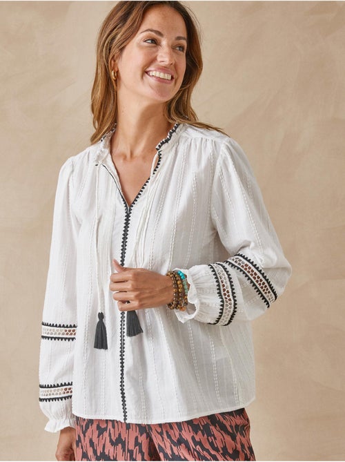 Blouse avec plis - DAXON - Kiabi