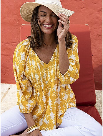 Blouse avec smocks - DAXON