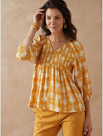 Blouse avec smocks - DAXON