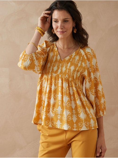 Blouse avec smocks - DAXON - Kiabi