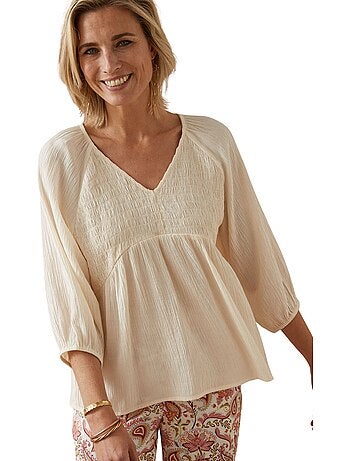 Blouse avec smocks - DAXON