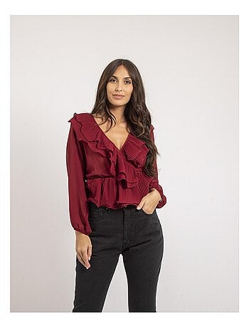 Blouse avec volants OPULA