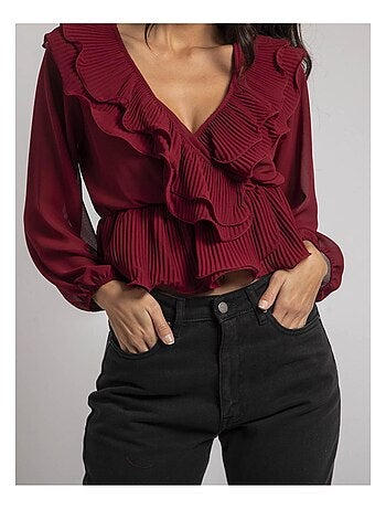 Blouse avec volants OPULA