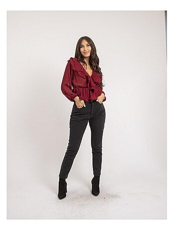 Blouse avec volants OPULA