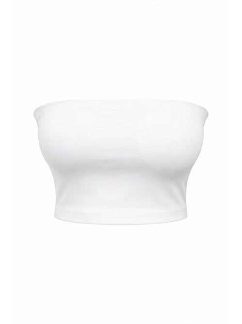 Blouse bandeau courte sans bretelles mixray - Kiabi Blouse bandeau courte sans bretelles mixray - Kiabi